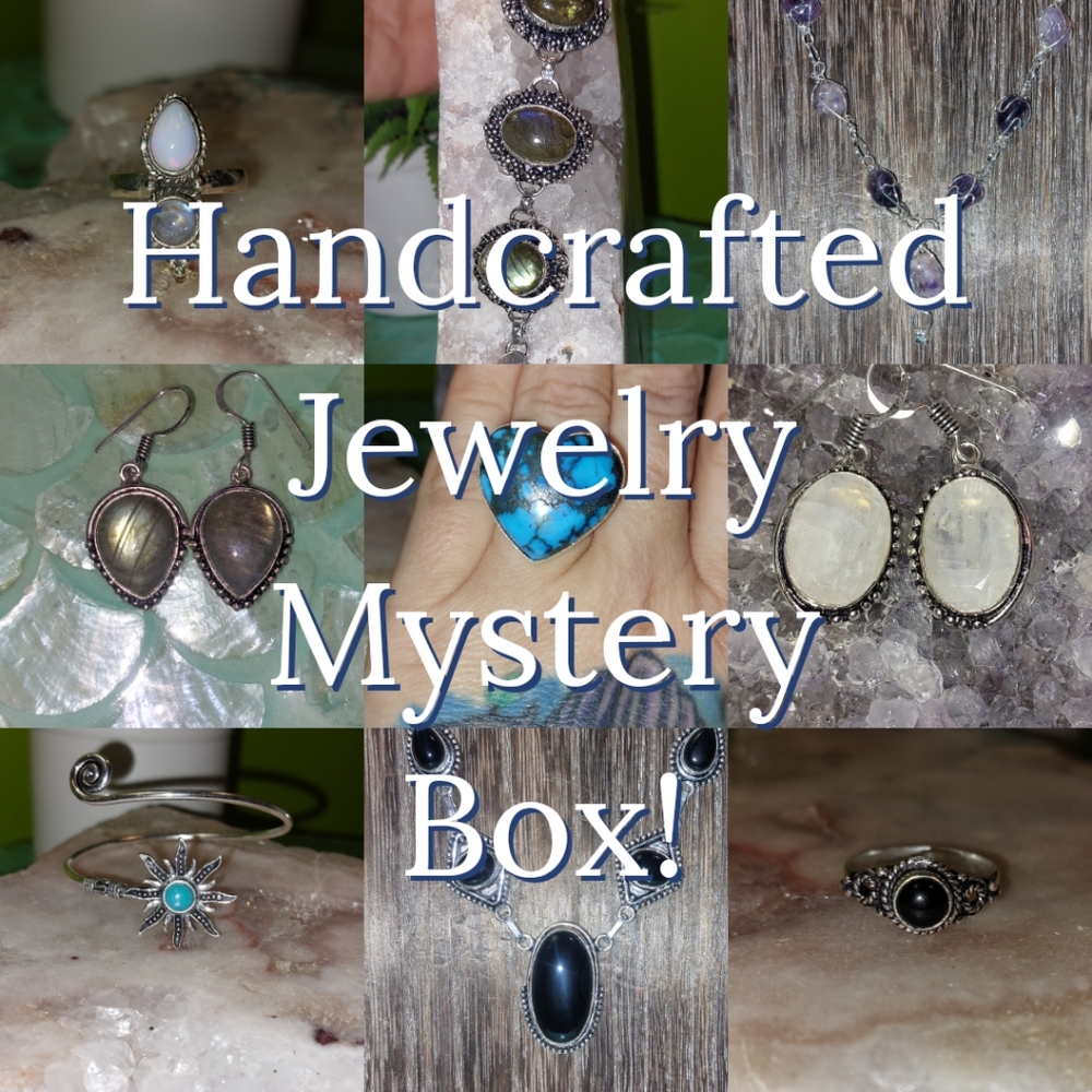 Handcrafted Gemstone Jewelry Curated Mystery Box!
